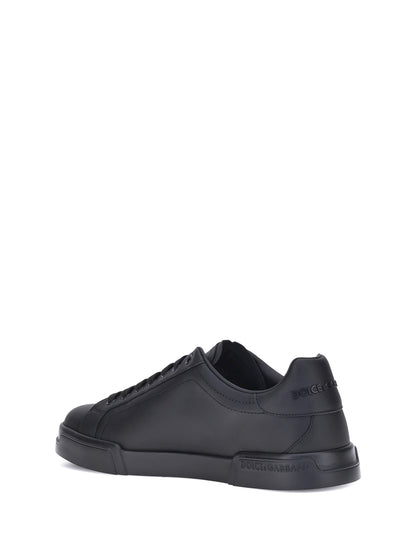 DOLCE & GABBANA Leather Sneakers
