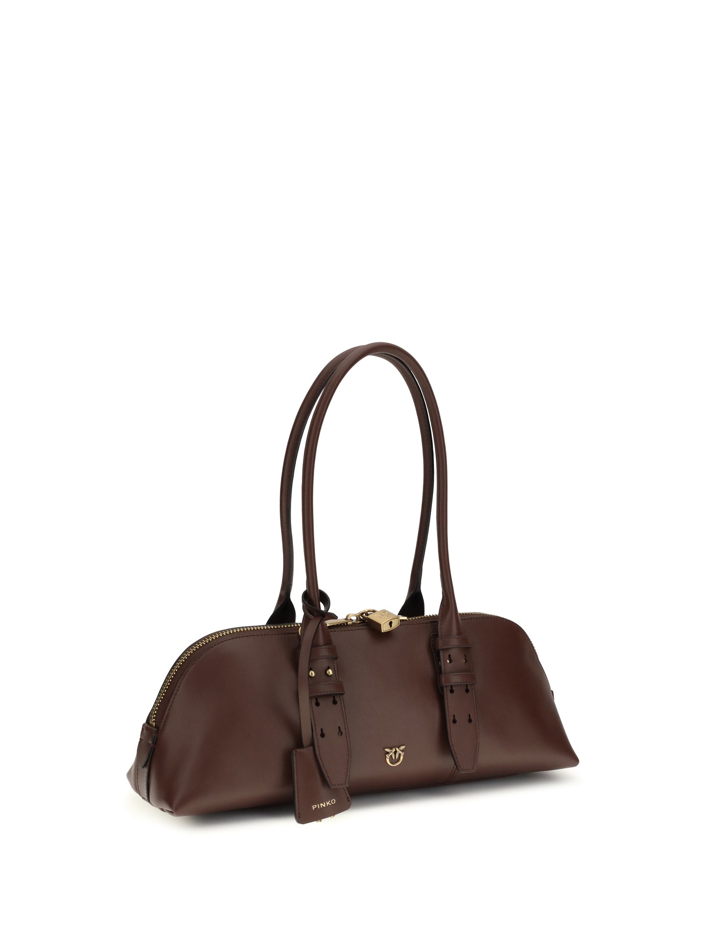 PINKO Large Bowling Baguette Shoulder Bag