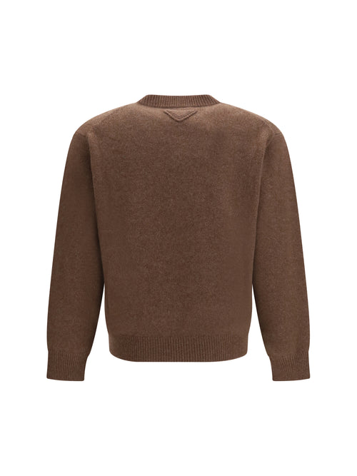 Prada Cashmere crewneck Sweater - Cacao