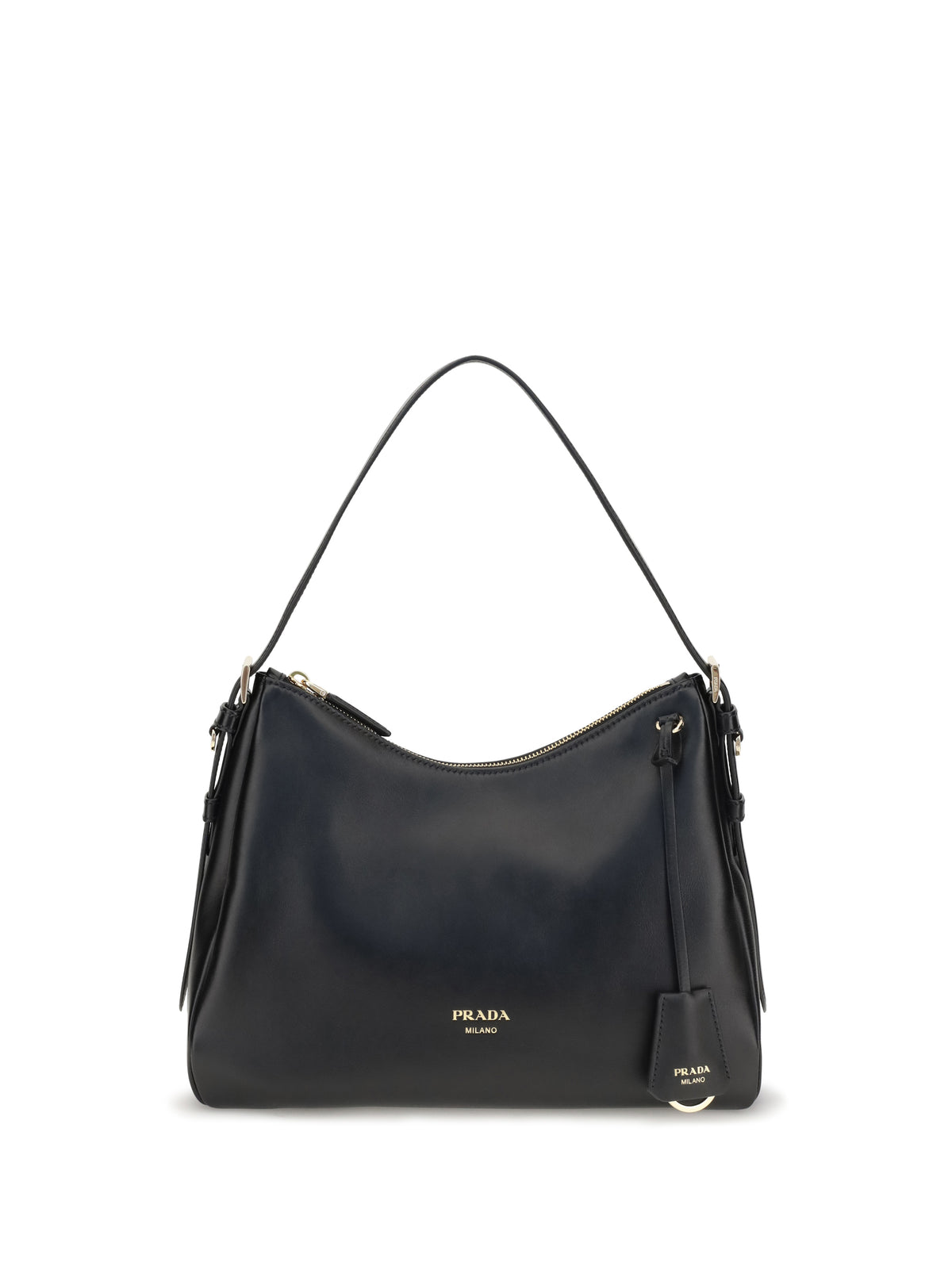 Prada Shoulder Bag in leather - Black