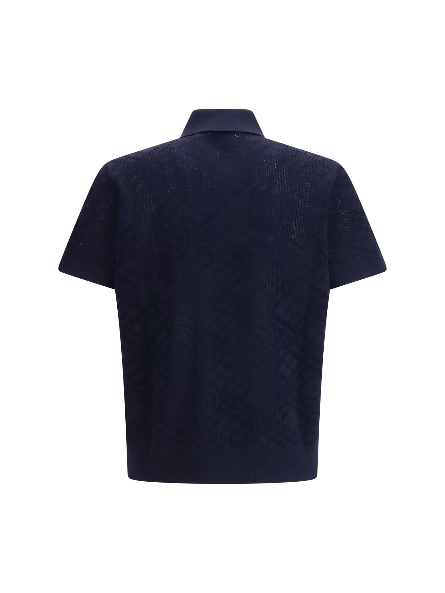 BURBERRY Check wool Polo
