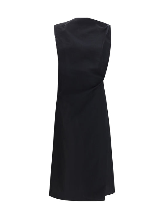 JACQUEMUS Drapped midi Dress