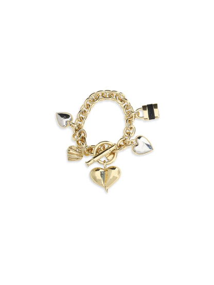 Chloé Heart Bracelet - Gold And Palladium & Black