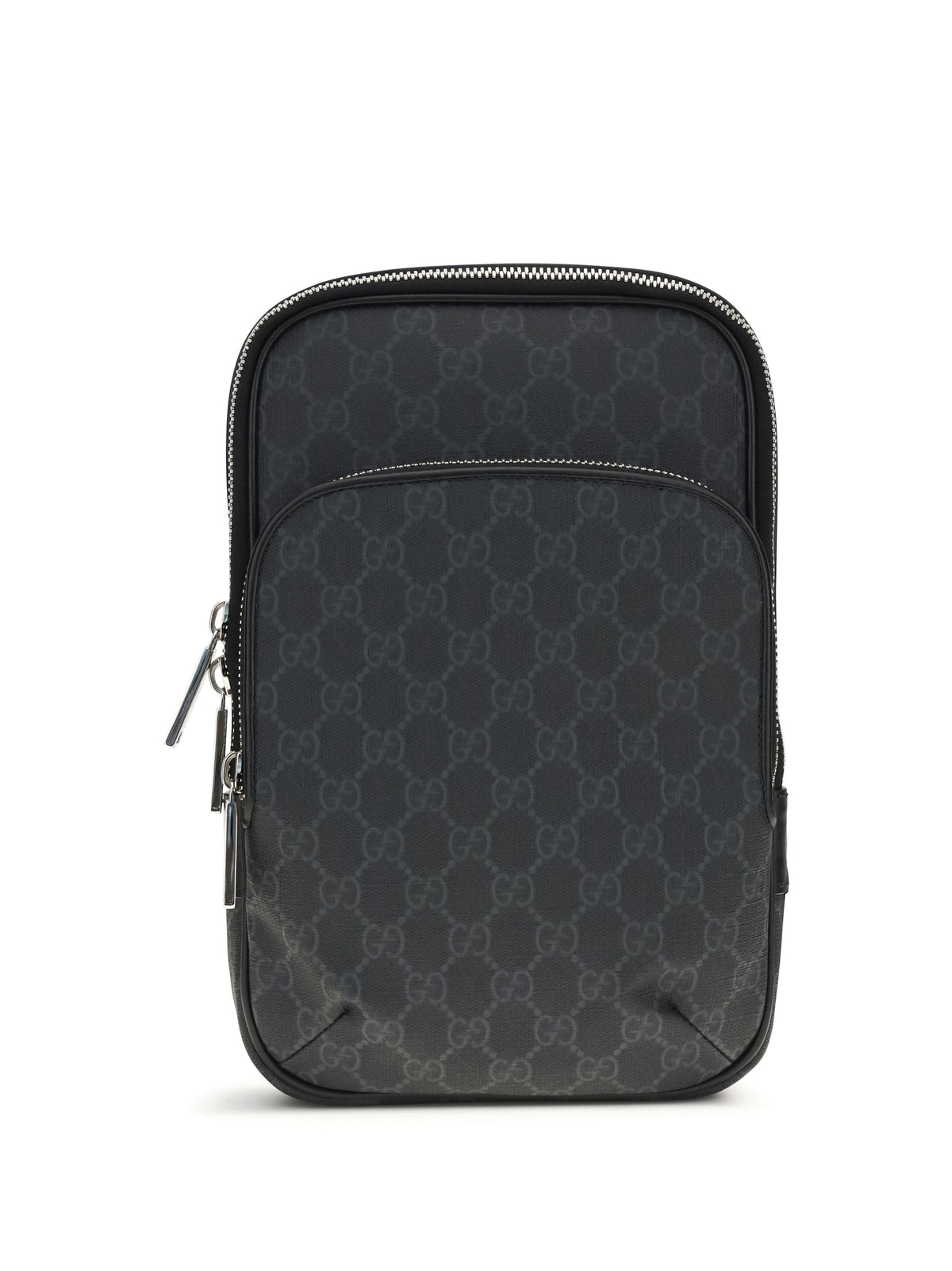 Gucci GG Supreme Shoulder Bag - Black/Black/Brb/Blk