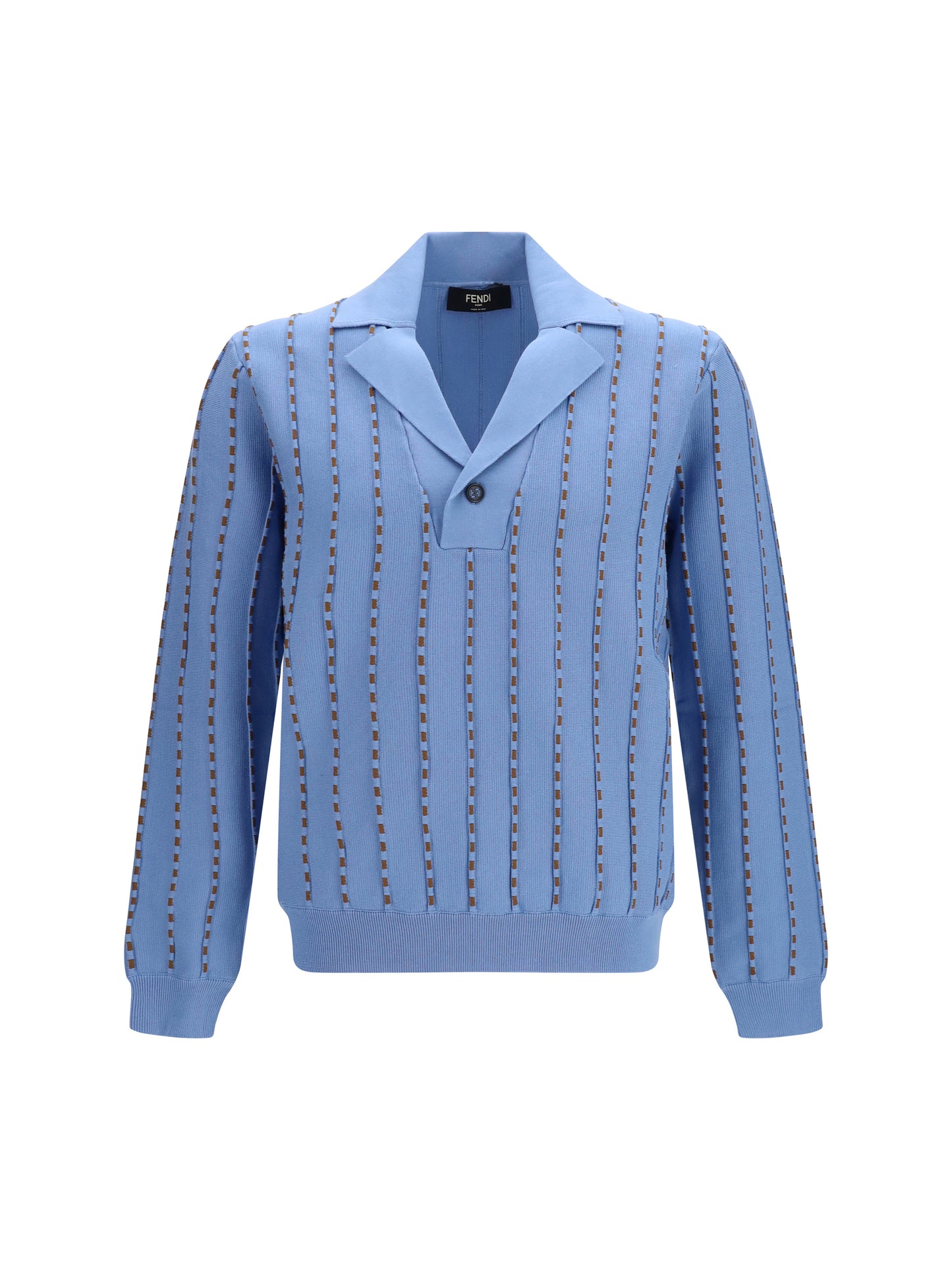 FENDI Trompe-l'œil Selleria knit Sweater