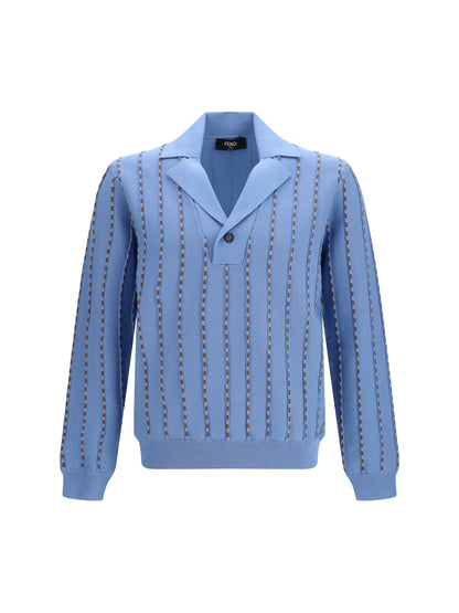 FENDI Trompe-l'œil Selleria knit Sweater