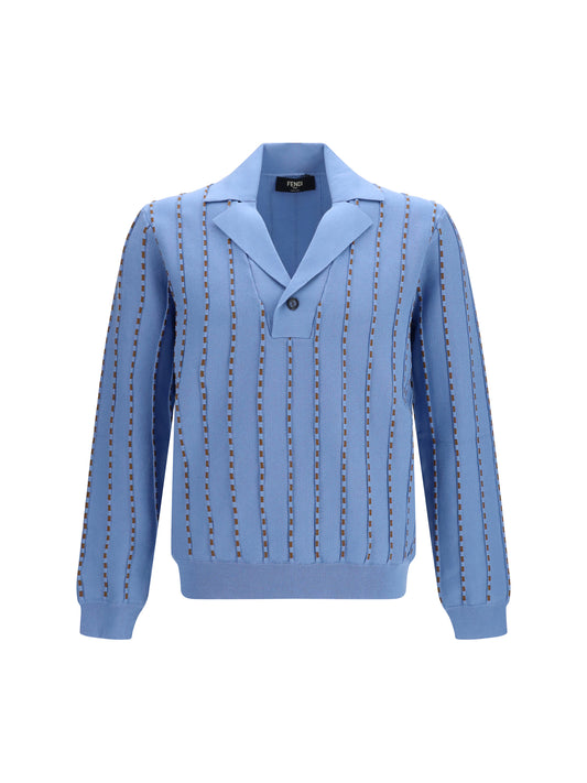 FENDI Trompe-l'œil Selleria knit Sweater