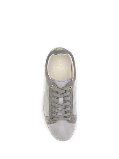 Brunello Cucinelli Suede Sneakers - Grey