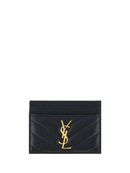 SAINT LAURENT Lambskin Card Holder