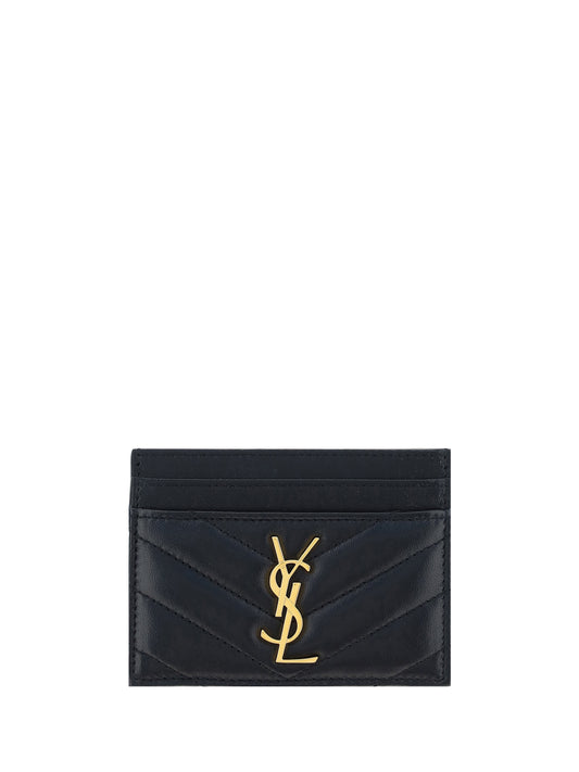 SAINT LAURENT Lambskin Card Holder