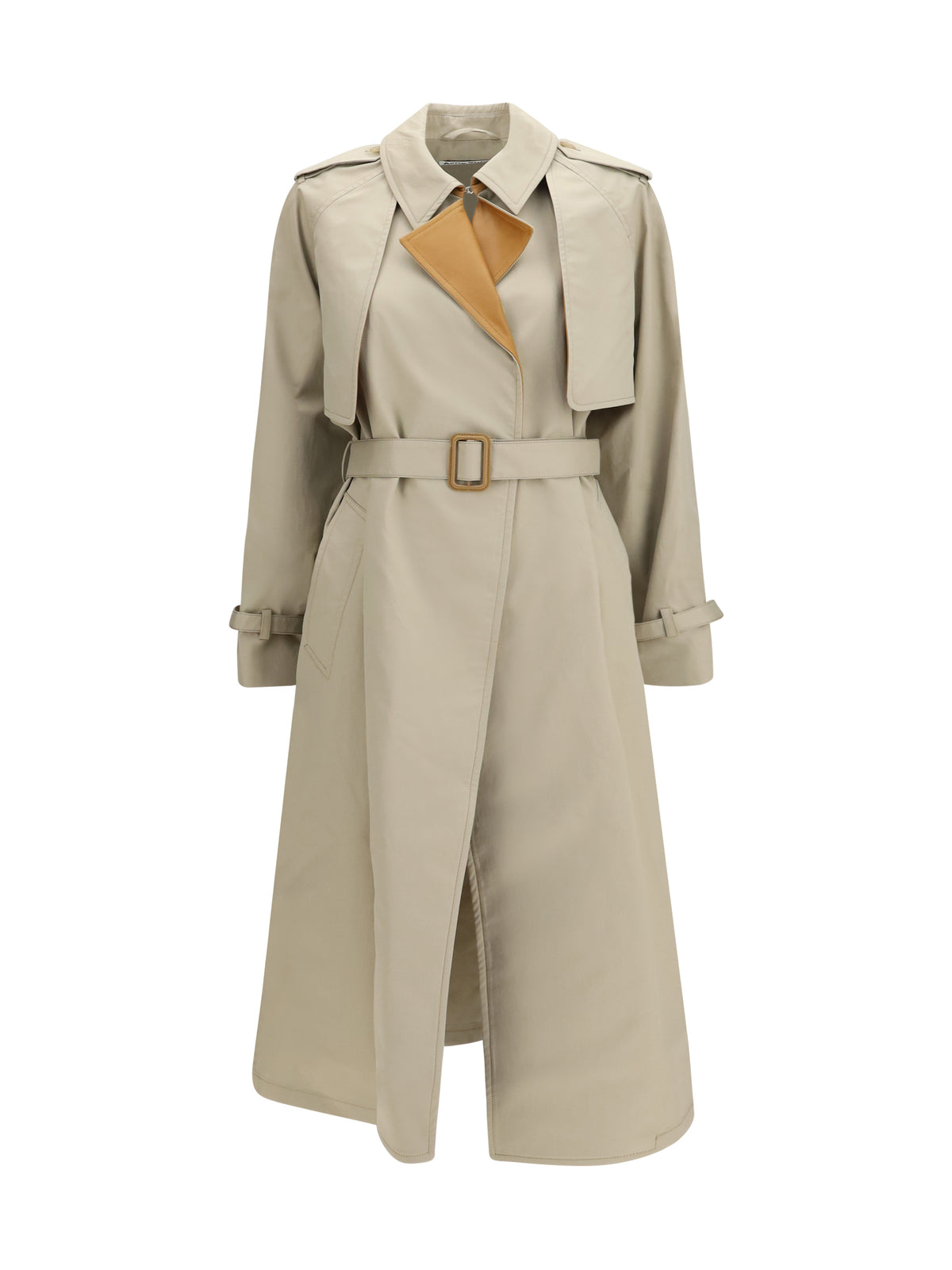 Acne Studios Layered classic Twill Trench Coat - Light Beige