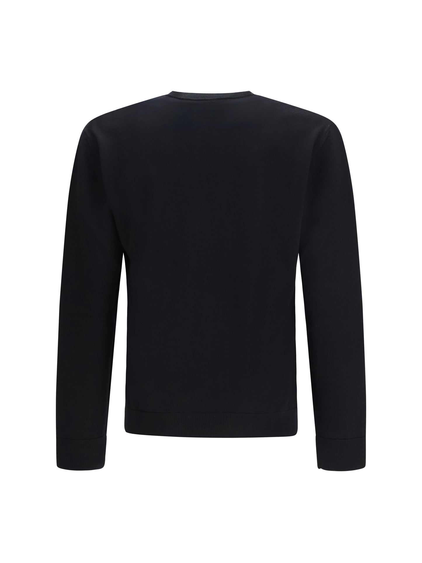 VALENTINO Sweater in virgin wool with intarsia V detail