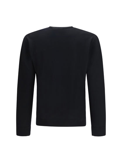 VALENTINO Sweater in virgin wool with intarsia V detail
