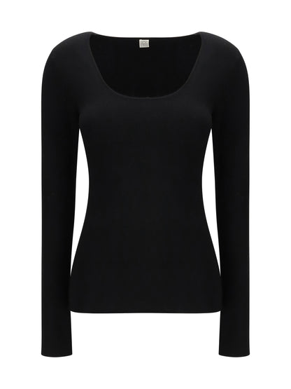 Toteme Compact Sweater - Black