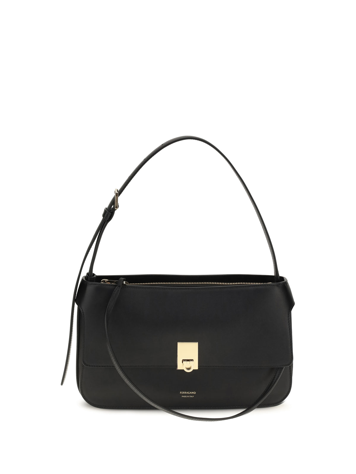 Ferragamo Mini Cara Shoulder Bag - Black