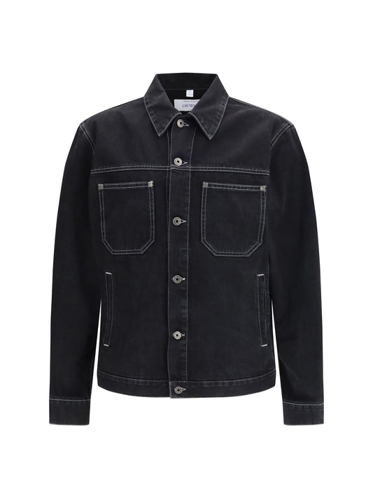 OFF-WHITE Arrow Zip Skate denim Jacket