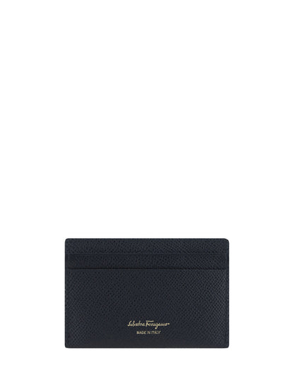 Ferragamo Gancini Card Holder - Black