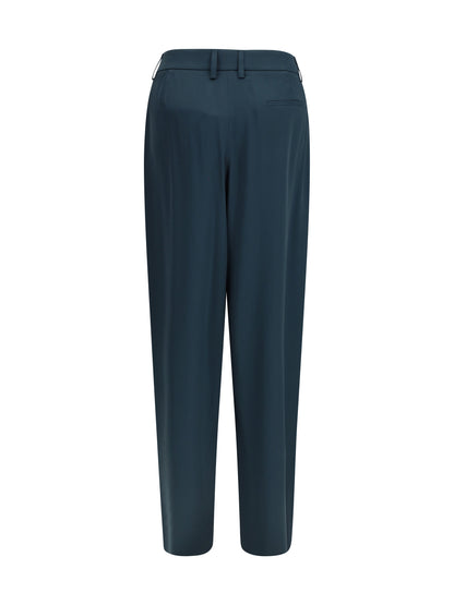 GIORGIO ARMANI Pleated silk Pants