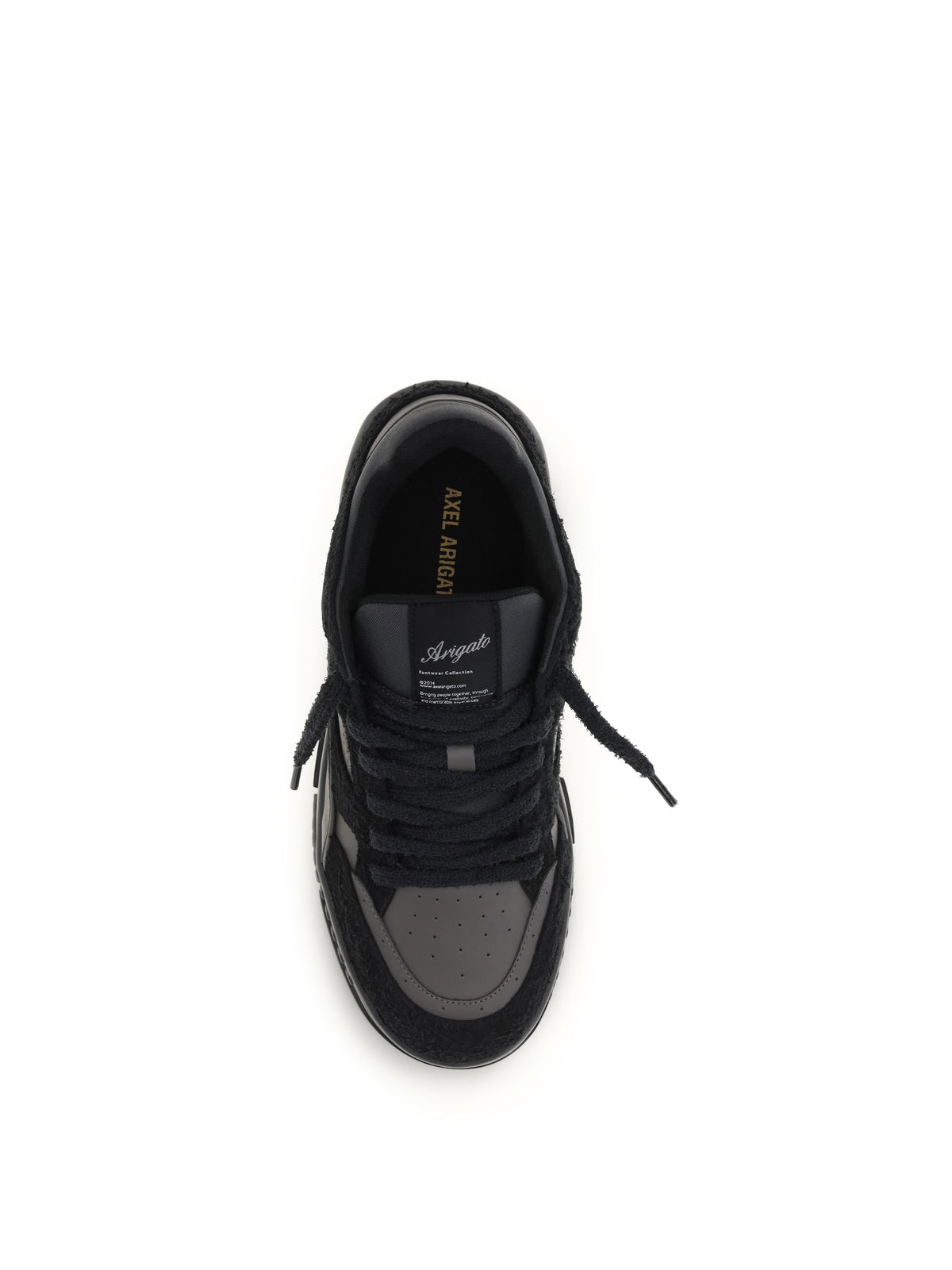 Axel Arigato Area Lo Fluffy Sneaker - Black/Off Black