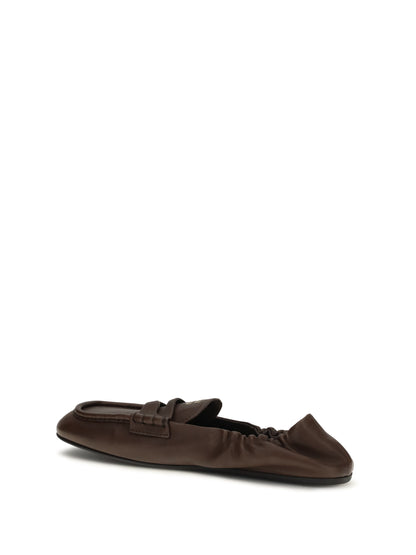 Miu Miu Ruches Loafers in nappa leather - Radica