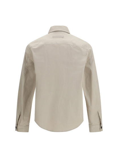 ZEGNA Linen wool and silk Shirt jacket