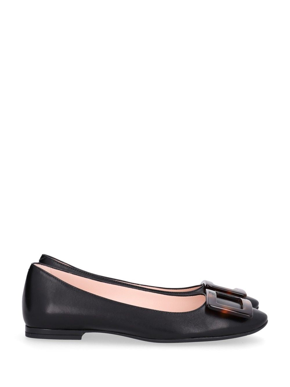 Roger Vivier "Gommettine Roundy" Ballet Flats - Black