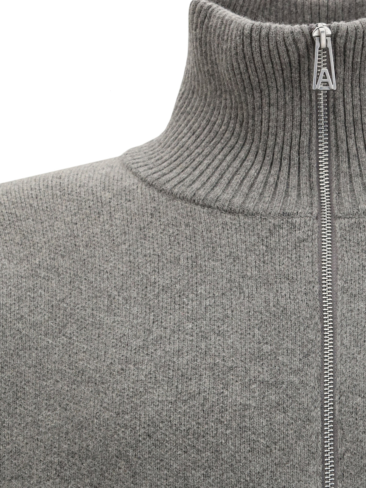 Axel Arigato Core zip-up Cardigan - Grey Melange