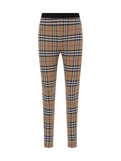 BURBERRY Archive Check Leggings