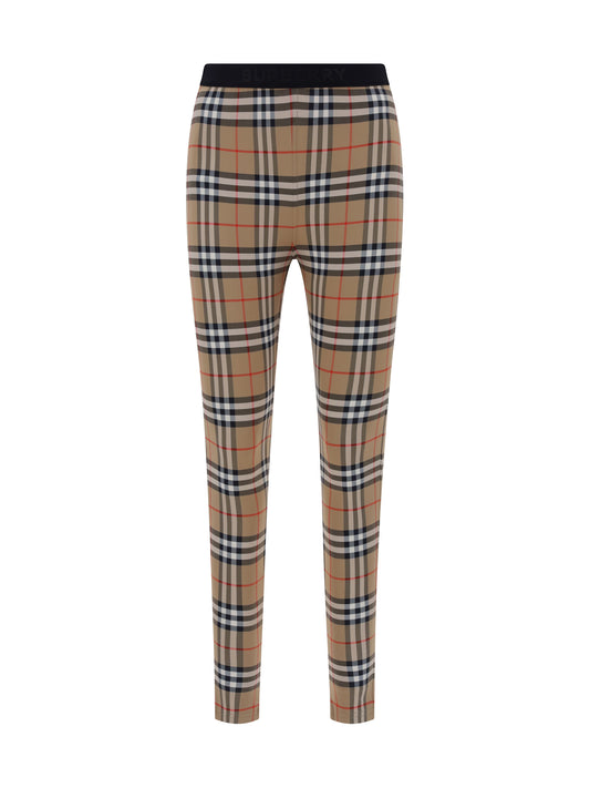 BURBERRY Archive Check Leggings