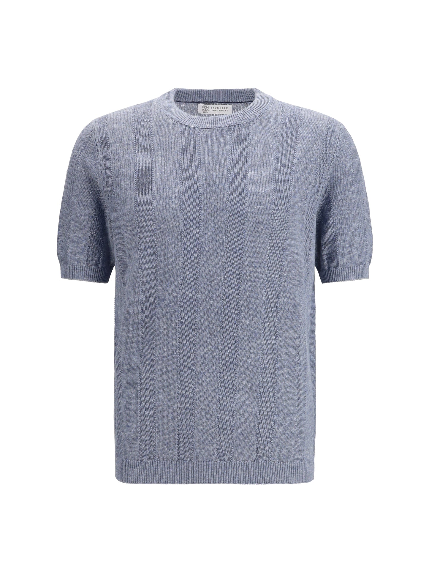 BRUNELLO CUCINELLI Short-sleeve knitted Top