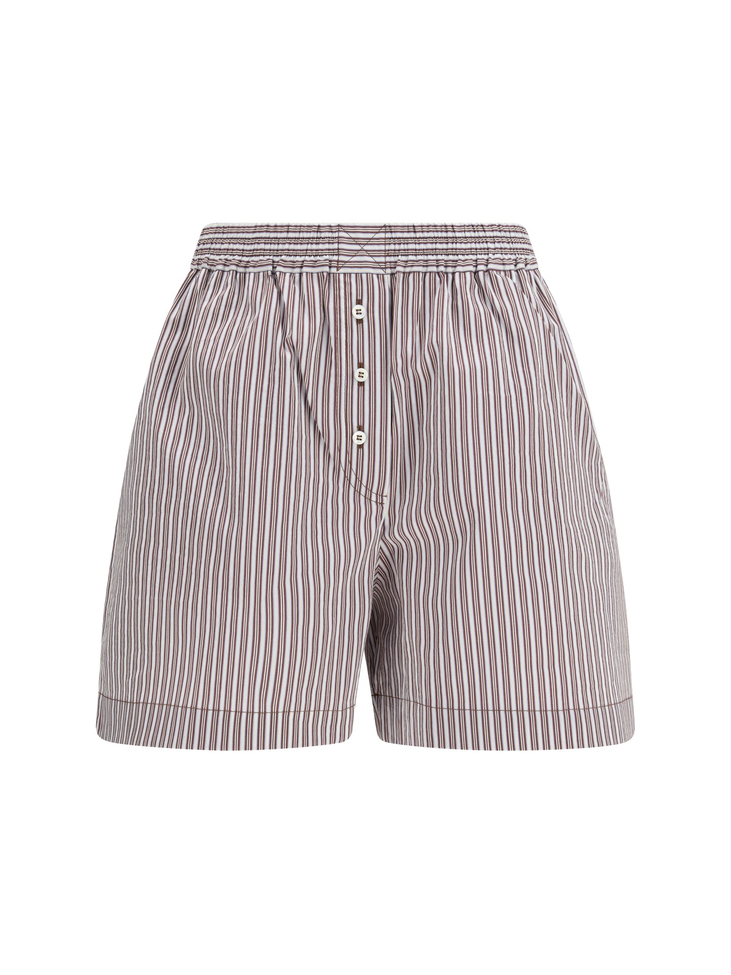 BRUNELLO CUCINELLI Striped silk Shorts