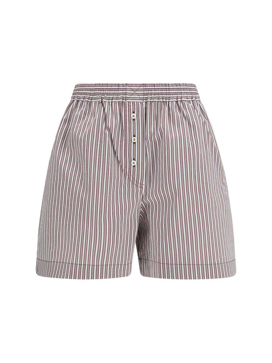 BRUNELLO CUCINELLI Striped silk Shorts