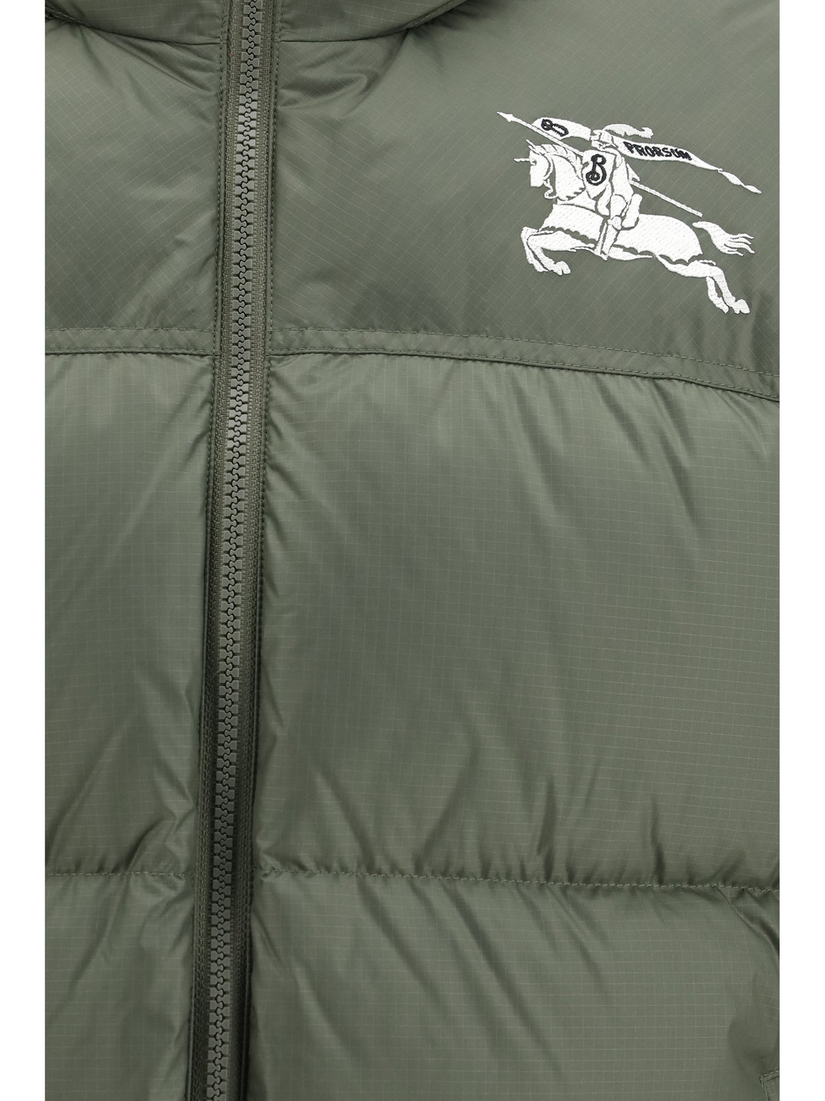 Burberry Highlands Down Jacket - Dark Sage Green
