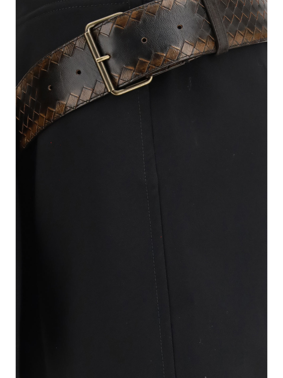 Bottega Veneta Grain de poudre wool Skirt - Double Black