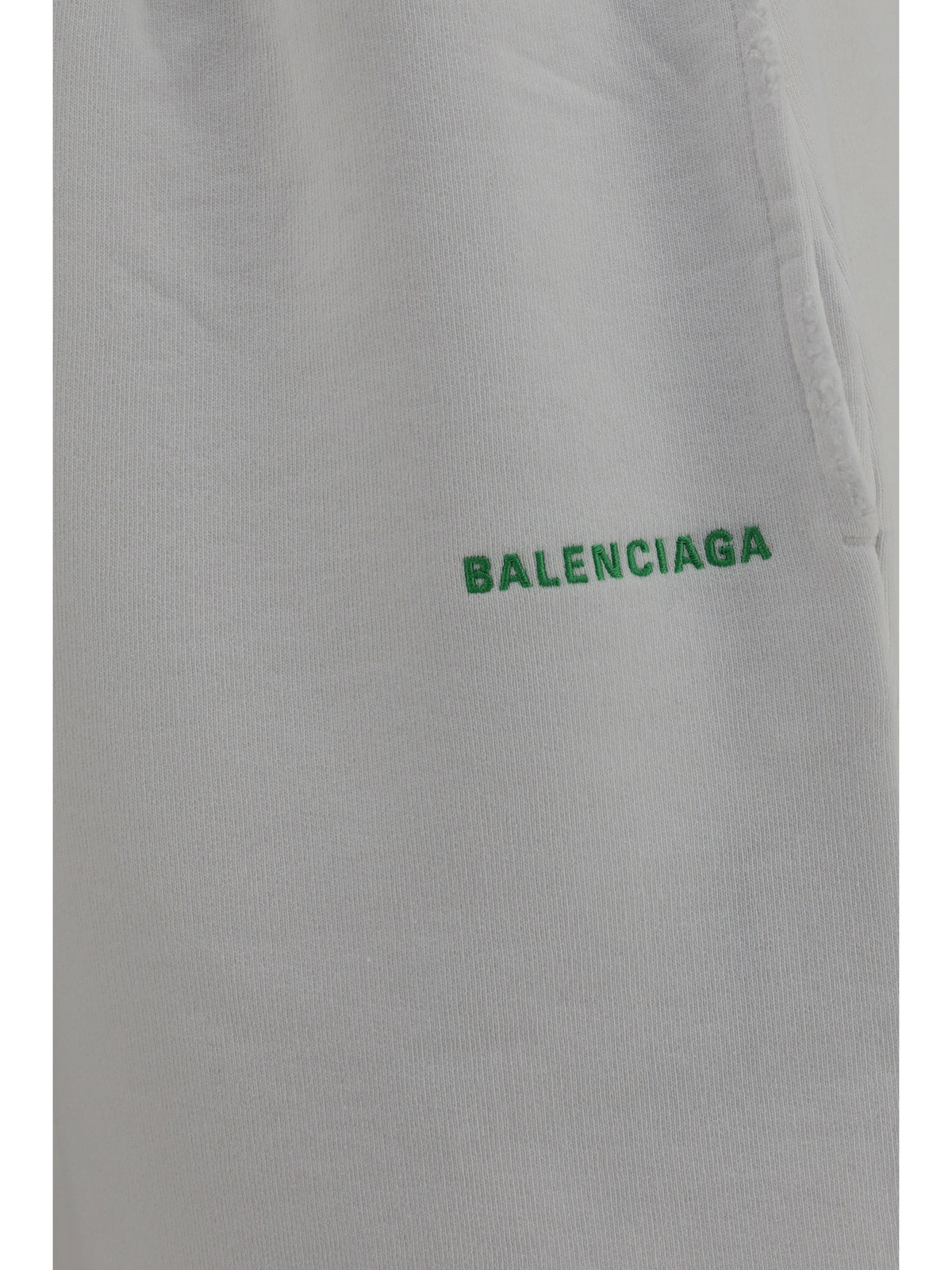 Balenciaga Bodies cotton Shorts - White/Apple Green