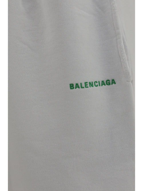 Balenciaga Bodies cotton Shorts - White/Apple Green