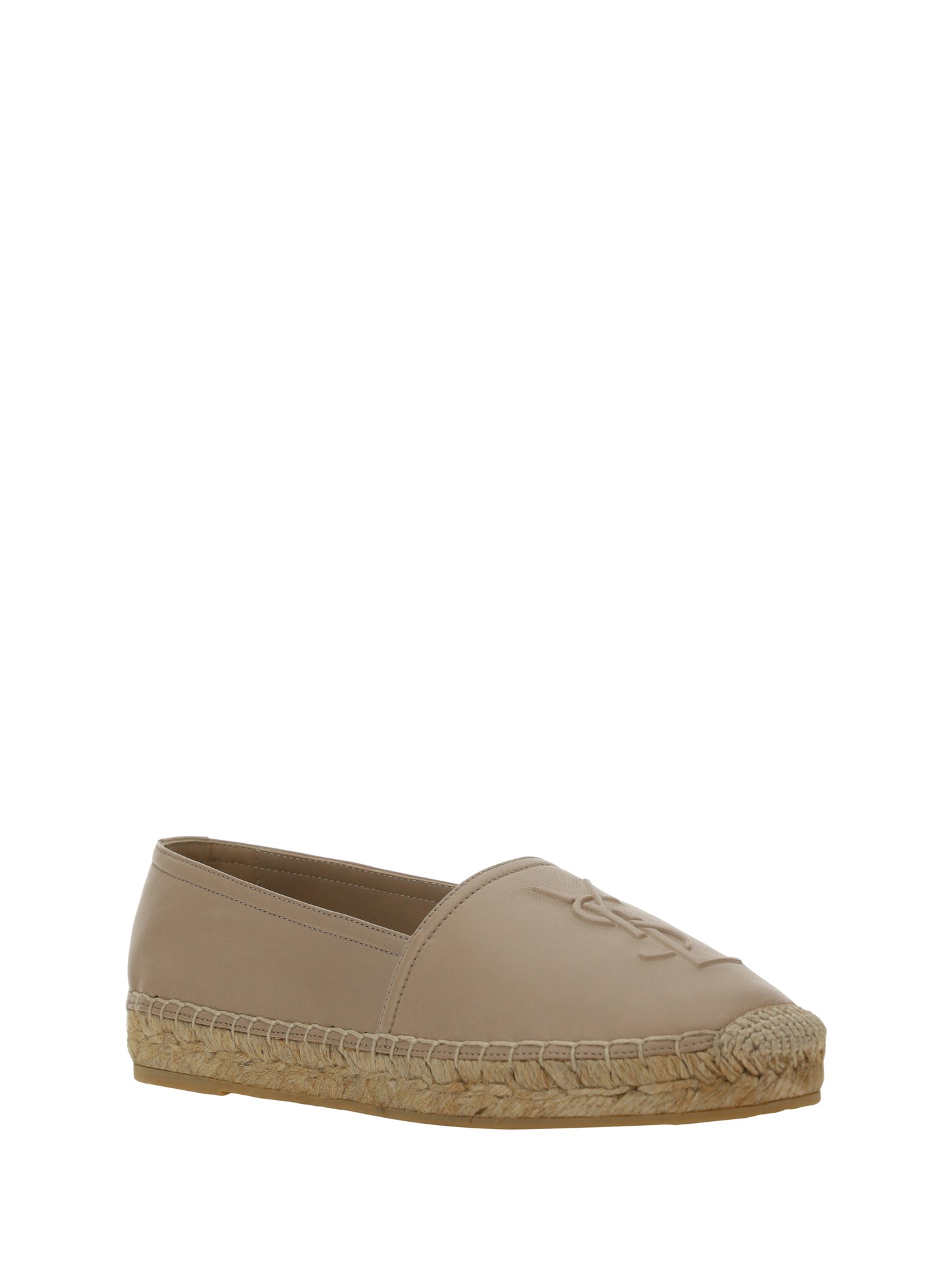 SAINT LAURENT Lambskin Espadrilles