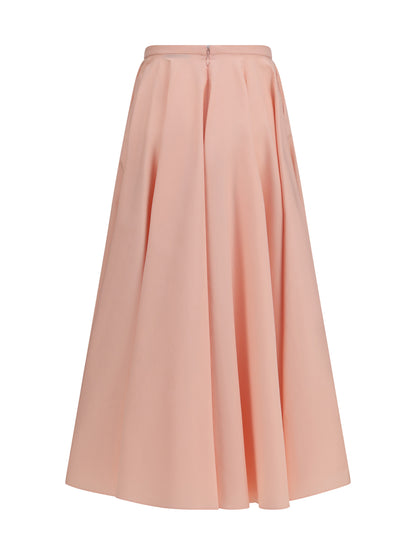 GIVENCHY Long circular Skirt in cotton poplin