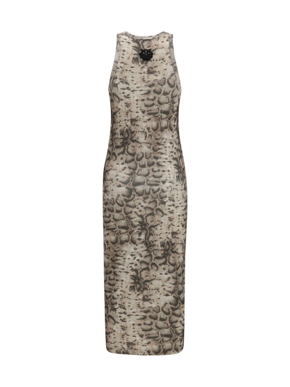 PINKO Novoli midi animal print Dess