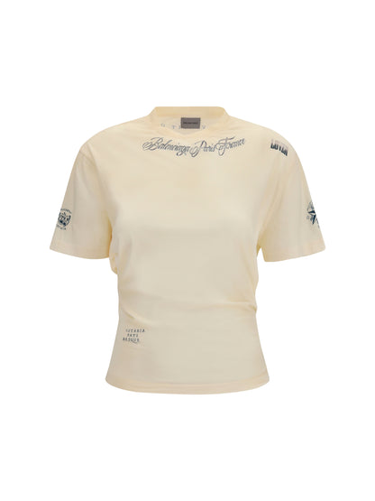Balenciaga Cotton T-shirt - Ivory