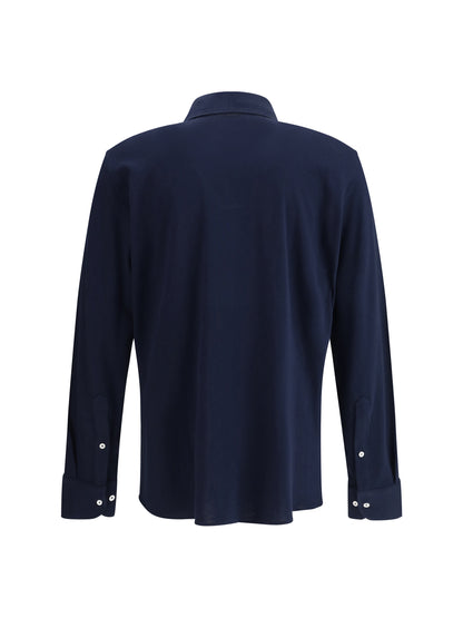 Brooksfield Cotton Shirt - Navy