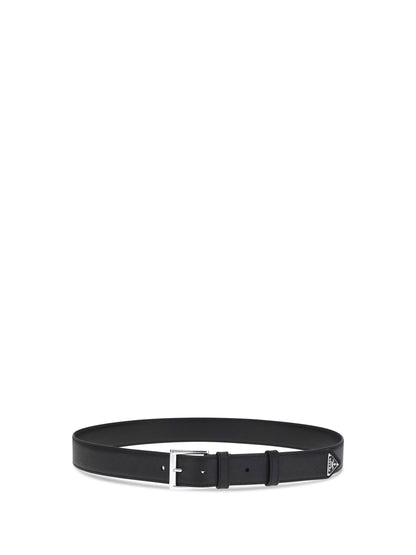 Prada Saffiano Belt - Black