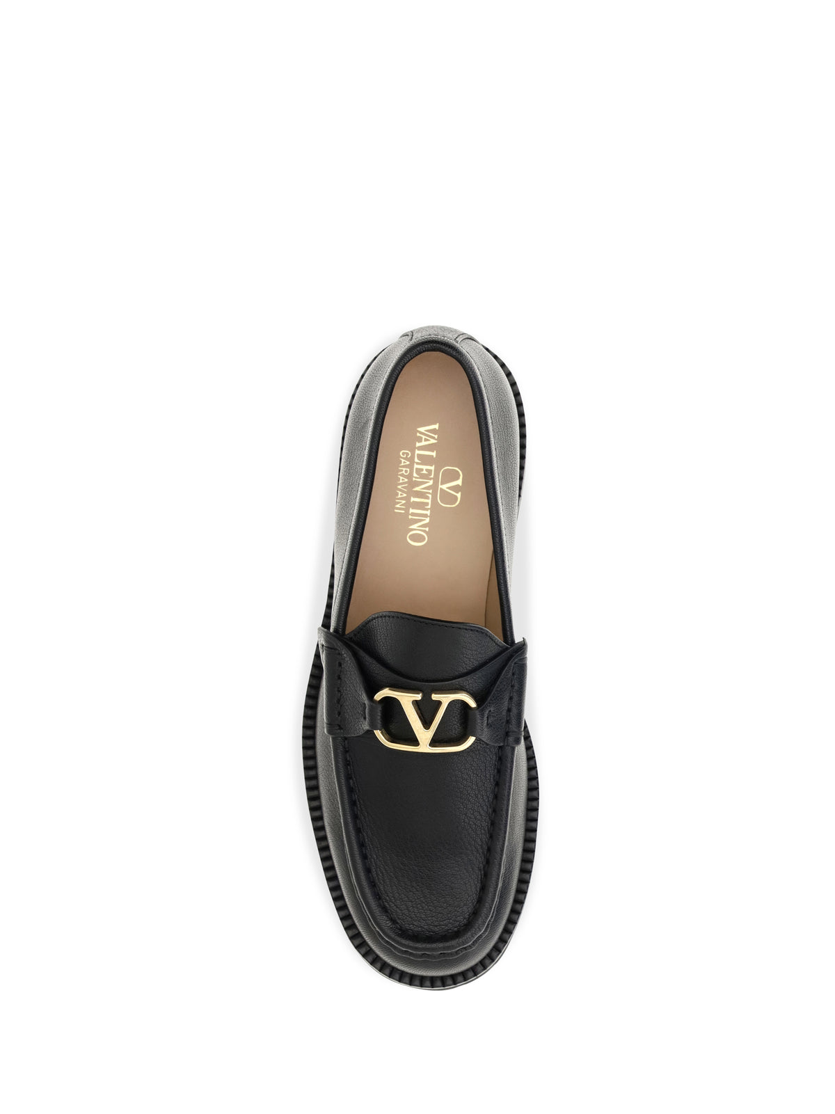 Valentino Garavani VLogo Signature leather Loafers - Black