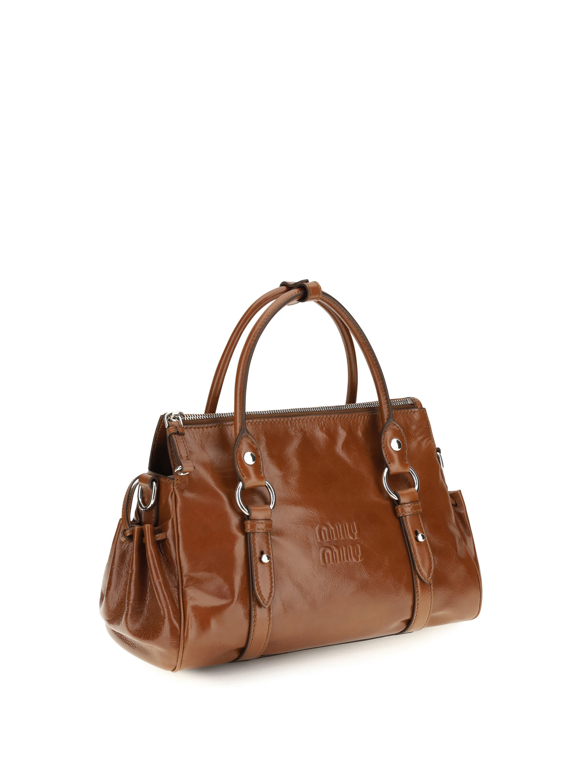Miu Miu Leather Handbag - Palissandro