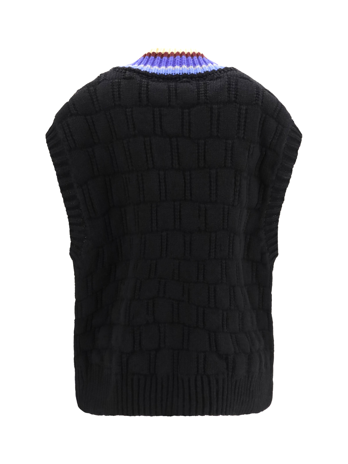 Dries Van Noten V-neck wool and cashmere Cardigan - Black