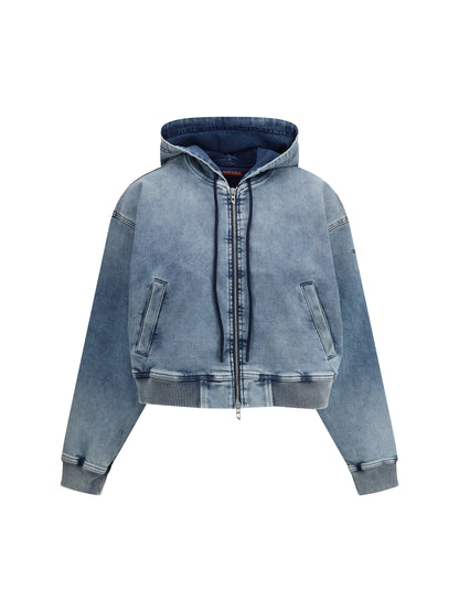 DIESEL De-giri-crop Jogg Hoodie