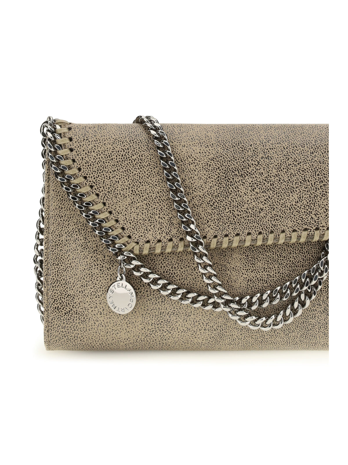 Stella McCartney Falabella Chain Wallet - Taupe