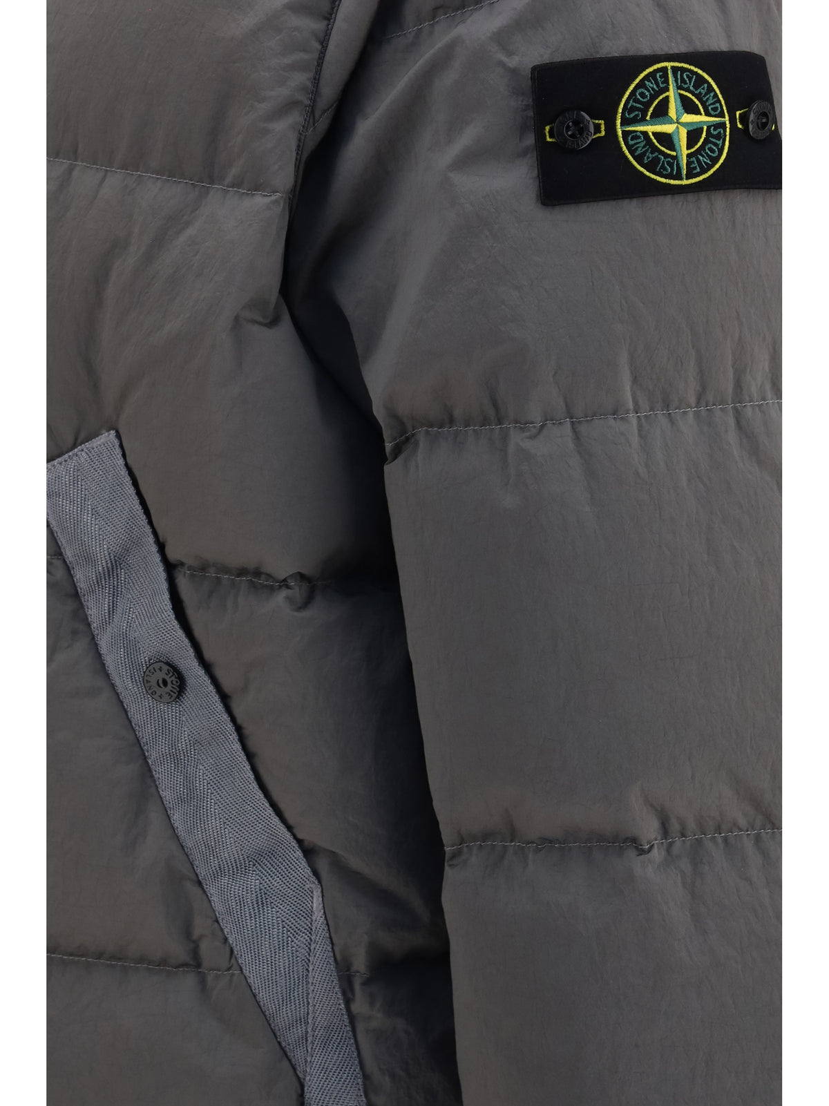 Stone Island Nylon Metal hooded Puffer Jacket - Grey