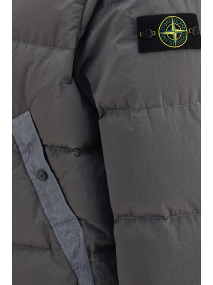 Stone Island Nylon Metal hooded Puffer Jacket - Grey