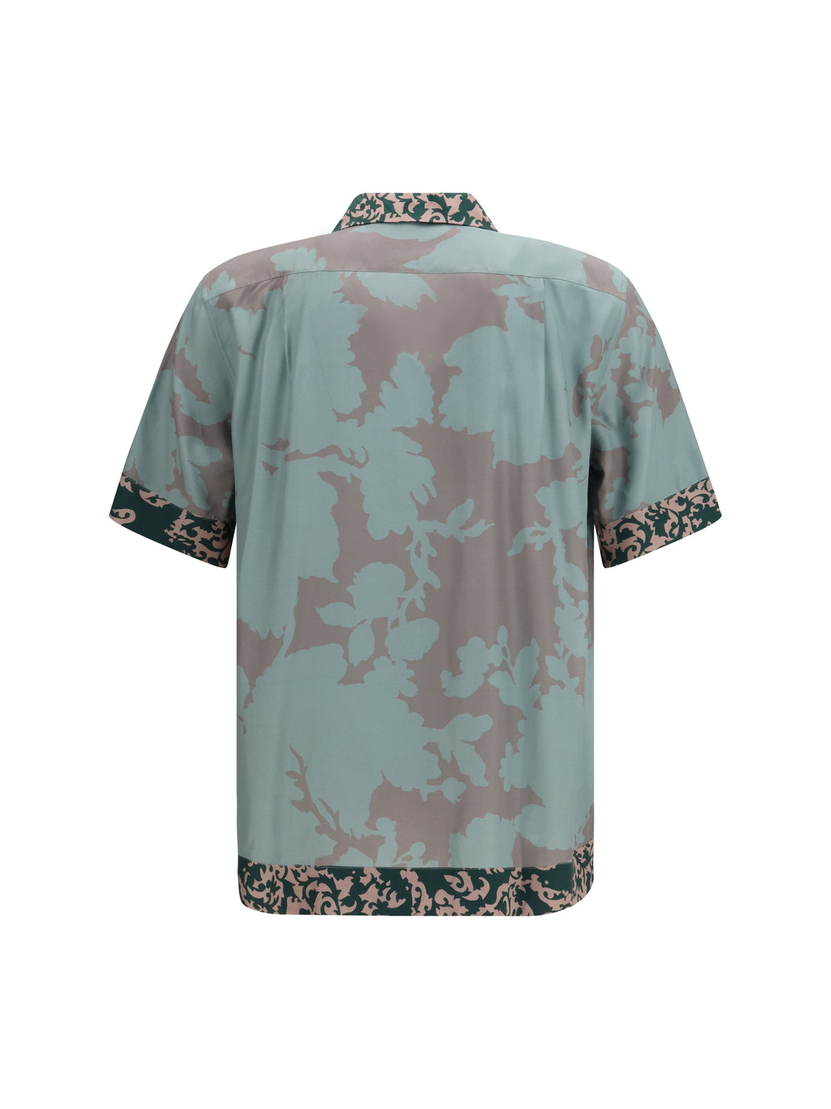 Dries Van Noten Carltone short-sleeve Shirt - Petrol